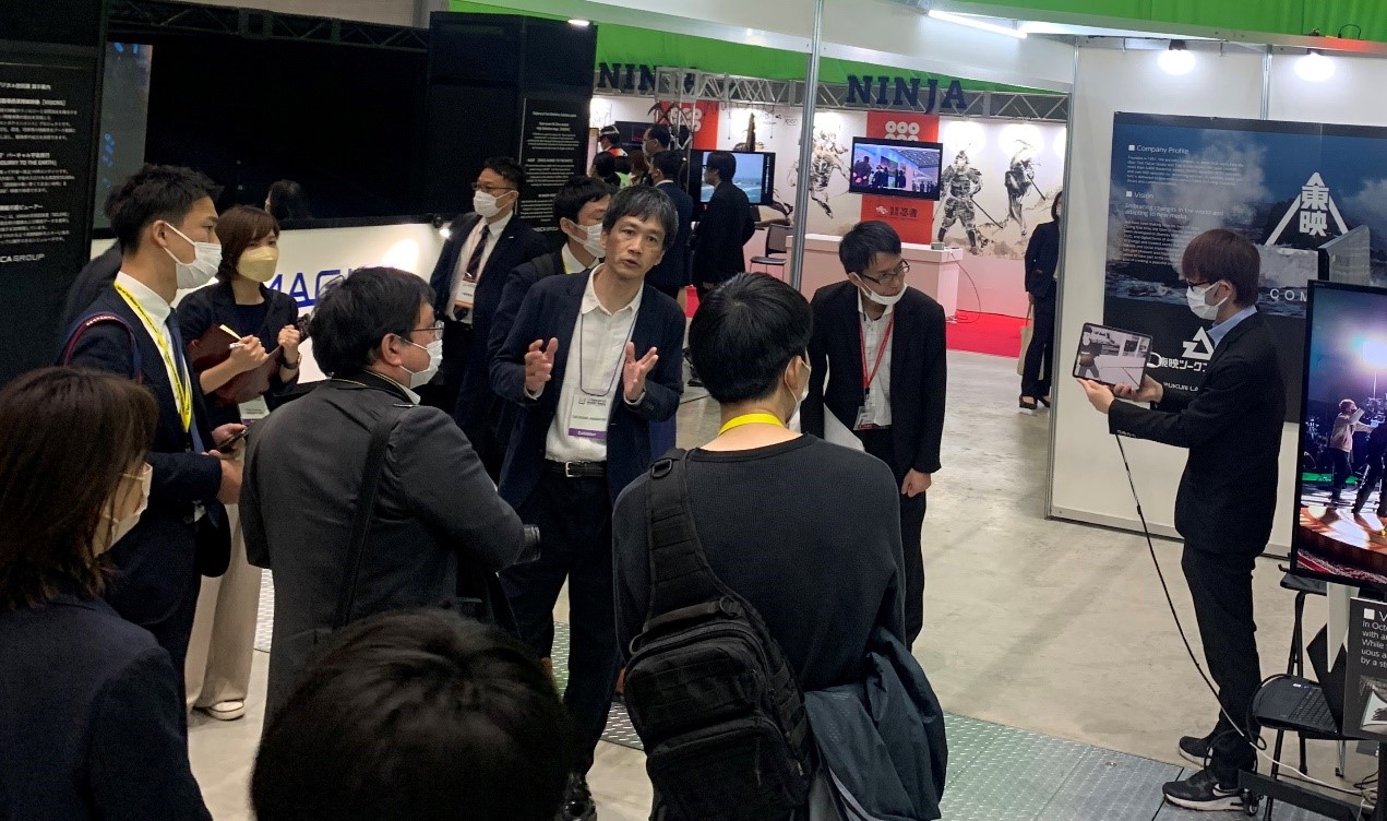熱心な来場者で賑わう東映ツークン研究所ブースの様子