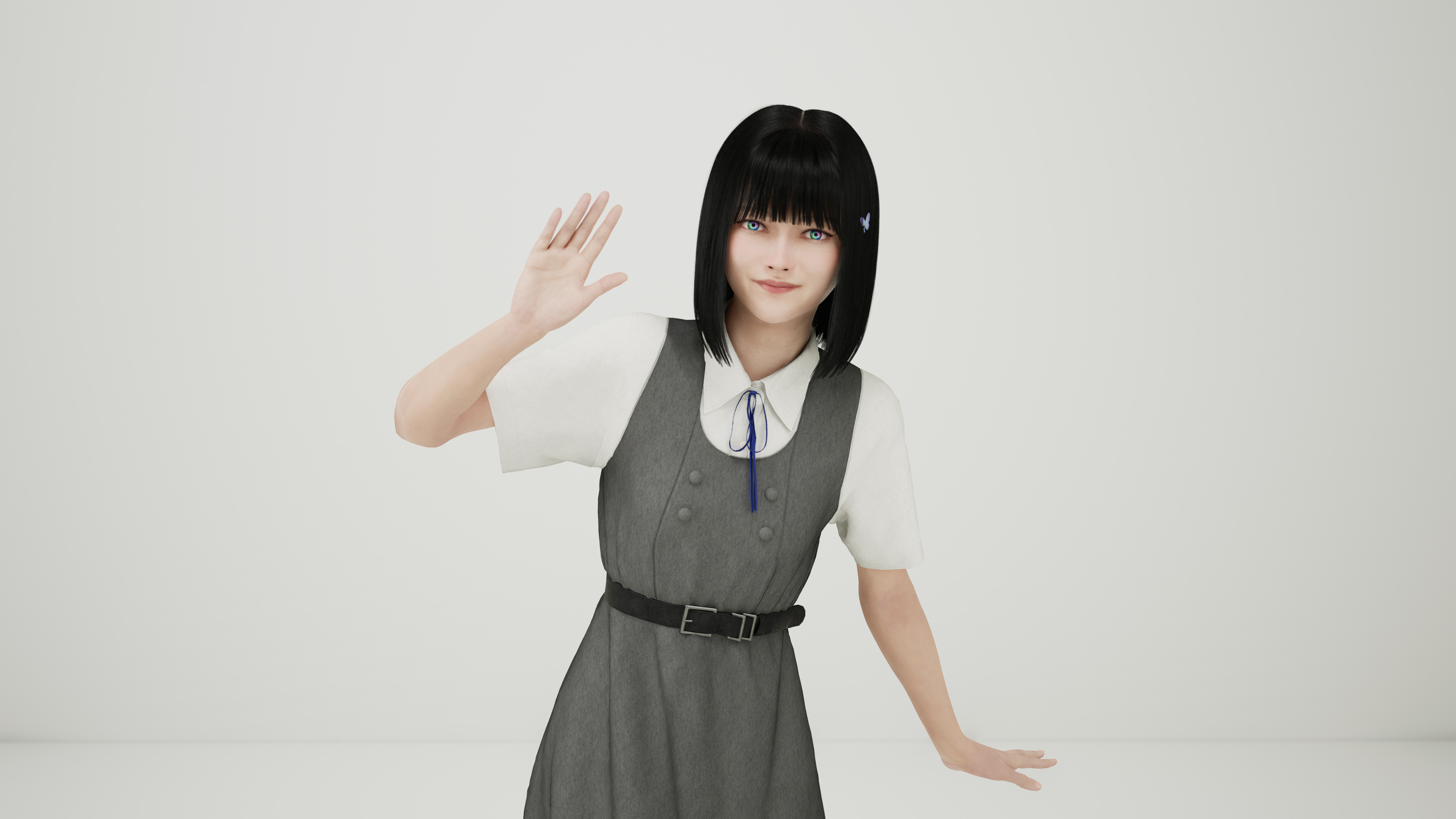 東映ツークン研究所の最先端映像技術により バーチャル少女「Lisa」誕生！