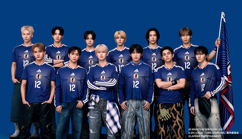 SAMURAI BLUE Project for FIFA World Cup 2026™️ 『ONE CREATURE』 無数の個性、ひとつの生きもの。 JI BLUEの楽曲「景色」が、 オープニング挿入曲に決定！